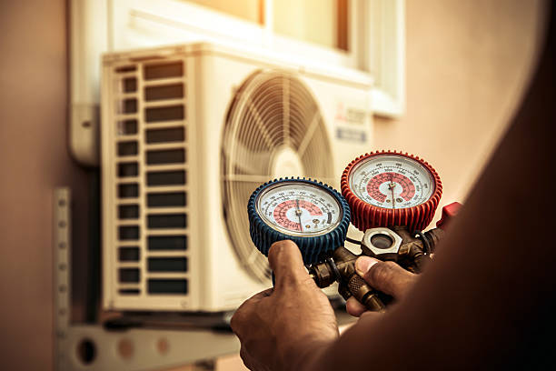 Professional Hvac Installation technician working in Garrison, ND